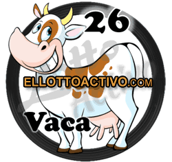 Imagen animalito Vaca de Lotto Activo