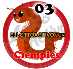 Imagen animalito Ciempiés de Lotto Activo