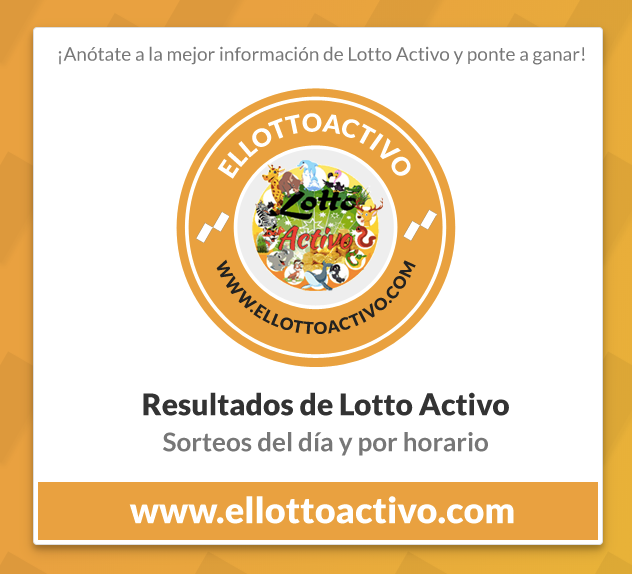 Resultados de lotto activo sorteos de la loter a del martes 27